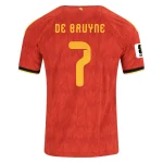 DE BRUYNE NO.7 Camiseta Primera Belgica 2026 – Versión Jugador