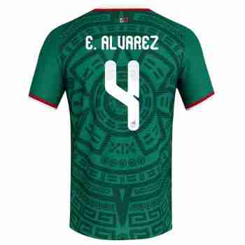 E. ALVAREZ NO.4 Camiseta Primera México 2026 – Versión Jugador