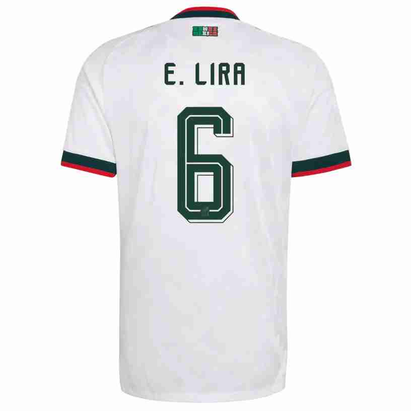 E. LIRA NO.6 Camiseta Segunda México 2026 – Versión Jugador E. LIRA NO.6 Camiseta Segunda México 2026 – Versión Jugador