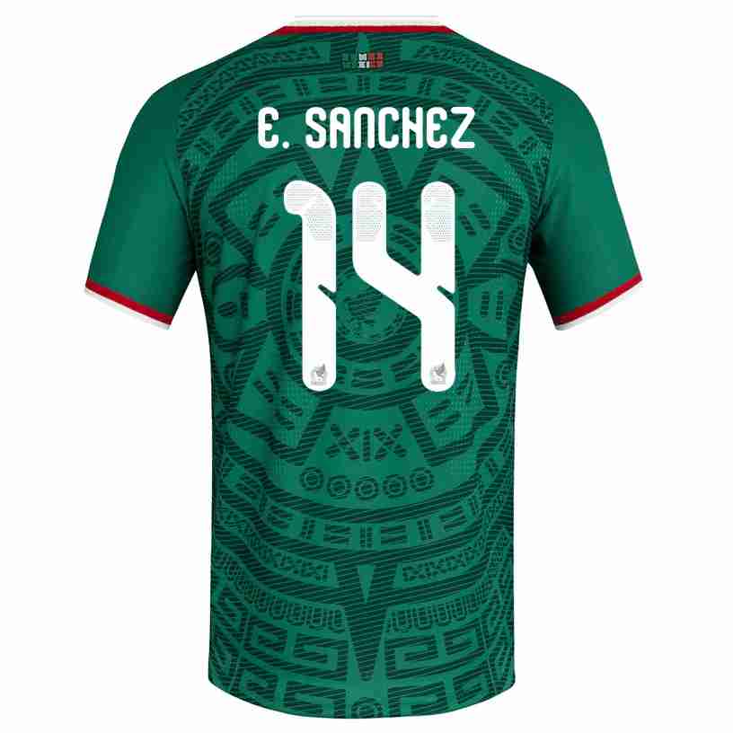 E. SANCHEZ NO.14 Camiseta Primera México 2026 – Versión Jugador E. SANCHEZ NO.14 Camiseta Primera México 2026 – Versión Jugador