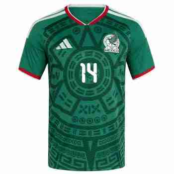 E. SANCHEZ NO.14 Camiseta Primera México 2026 – Versión Jugador_1