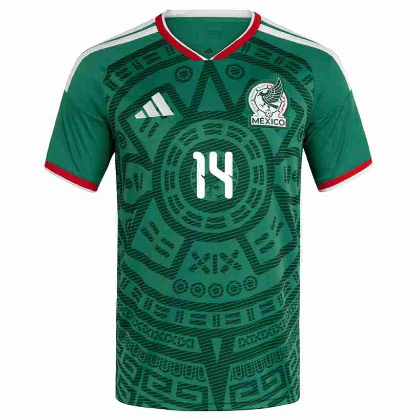 E. SANCHEZ NO.14 Camiseta Primera México 2026 – Versión Jugador_1 E. SANCHEZ NO.14 Camiseta Primera México 2026 – Versión Jugador_1