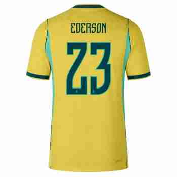 EDERSON NO.23 Camiseta Primera Brasil 2026 – Versión Jugador