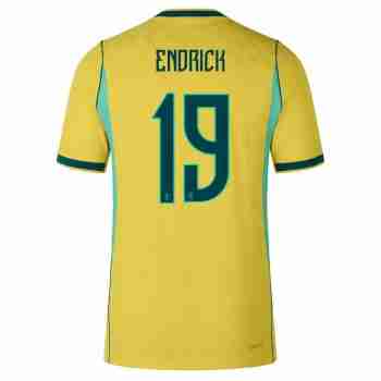 ENDRICK NO.19 Camiseta Primera Brasil 2026 – Versión Jugador