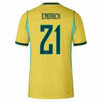 ENDRICK NO.21 Camiseta Primera Brasil 2026 – Versión Jugador
