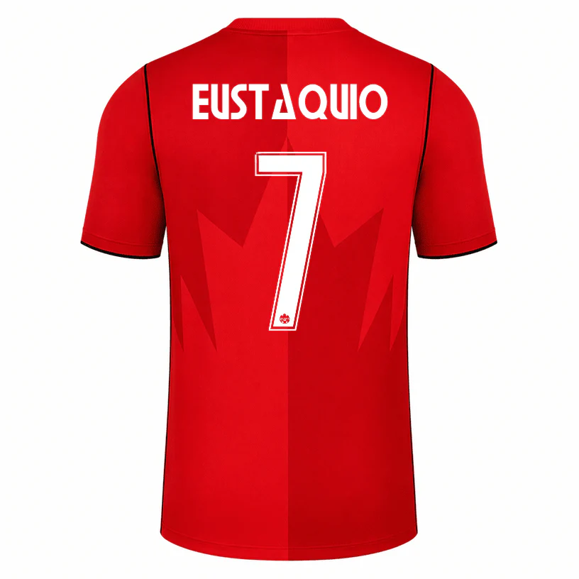 EUSTAQUIO NO.7 Camiseta Primera Canadá 2026 – Versión Jugador EUSTAQUIO NO.7 Camiseta Primera Canadá 2026 – Versión Jugador