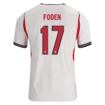 FODEN NO.17 Camiseta Primera Inglaterra 2026 – Versión Jugador
