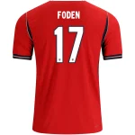 FODEN NO.17 Camiseta Segunda Inglaterra 2026 – Versión Jugador