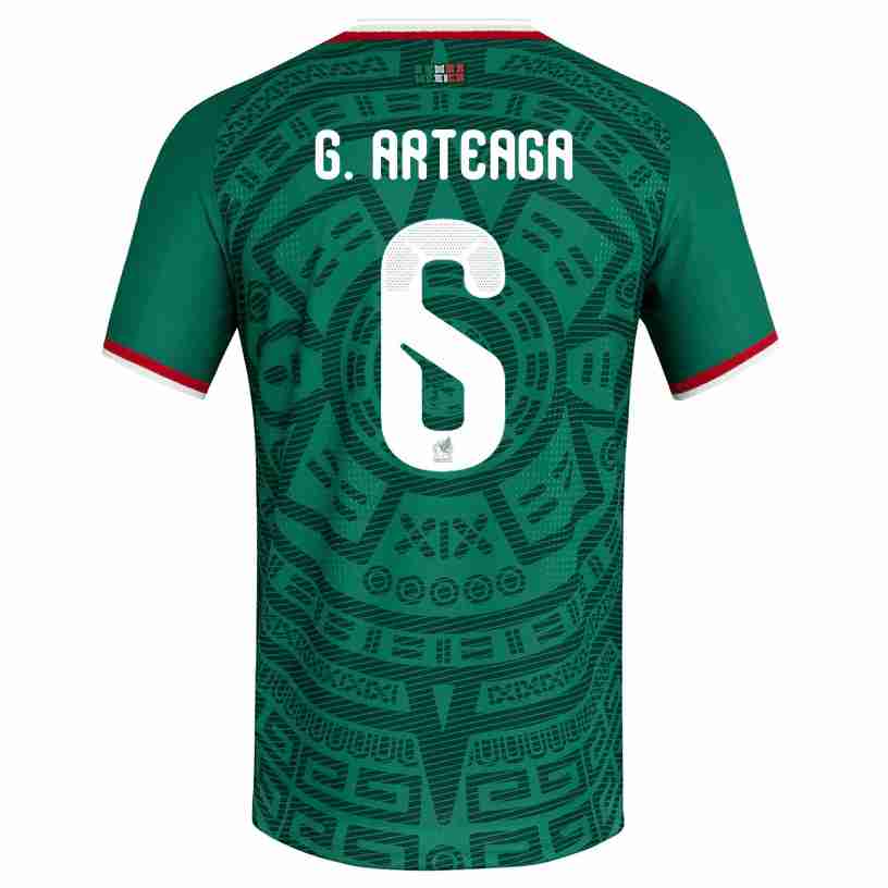 G. ARTEAGA NO.6 Camiseta Primera México 2026 – Versión Jugador G. ARTEAGA NO.6 Camiseta Primera México 2026 – Versión Jugador