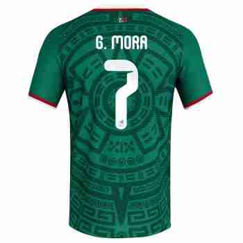 G. MORA NO.7 Camiseta Primera México 2026 – Versión Jugador