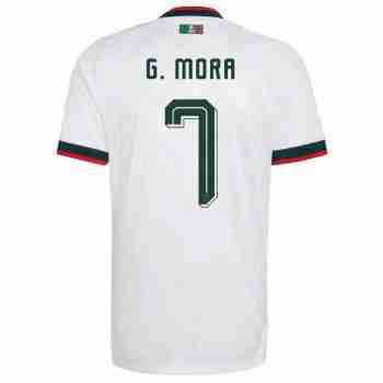 G. MORA NO.7 Camiseta Segunda México 2026 – Versión Jugador