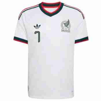 G. MORA NO.7 Camiseta Segunda México 2026 – Versión Jugador_1