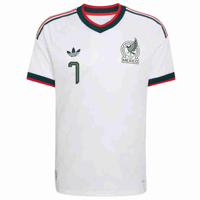 G. MORA NO.7 Camiseta Segunda México 2026 – Versión Jugador_1 G. MORA NO.7 Camiseta Segunda México 2026 – Versión Jugador_1