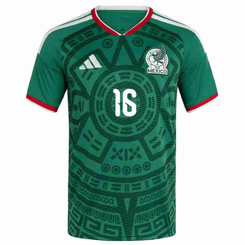 H. HERRERA NO.16 Camiseta Primera México 2026 – Versión Jugador_1 H. HERRERA NO.16 Camiseta Primera México 2026 – Versión Jugador_1