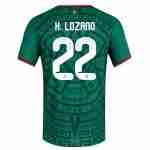 H. LOZANO NO.22 Camiseta Primera México 2026 – Versión Jugador