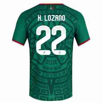 H. LOZANO NO.22 Camiseta Primera México 2026 – Versión Jugador
