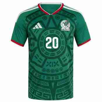 H. MARTIN NO.20 Camiseta Primera México 2026 – Versión Jugador_1