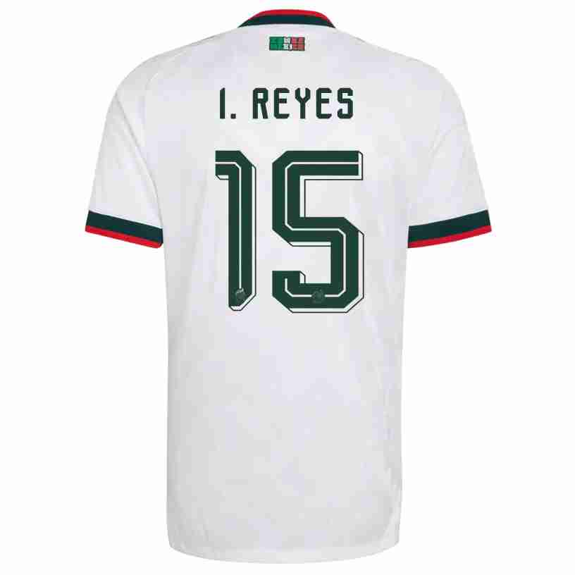 I. REYES NO.15 Camiseta Segunda México 2026 – Versión Jugador I. REYES NO.15 Camiseta Segunda México 2026 – Versión Jugador