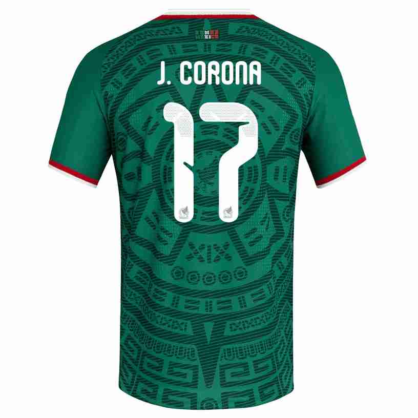 J. CORONA NO.17 Camiseta Primera México 2026 – Versión Jugador J. CORONA NO.17 Camiseta Primera México 2026 – Versión Jugador