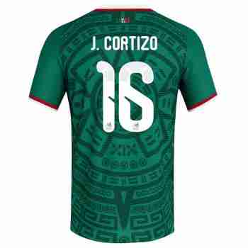 J. CORTIZO NO.16 Camiseta Primera México 2026 – Versión Jugador