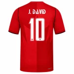 J. DAVID NO.10 Camiseta Primera Canadá 2026 – Versión Jugador