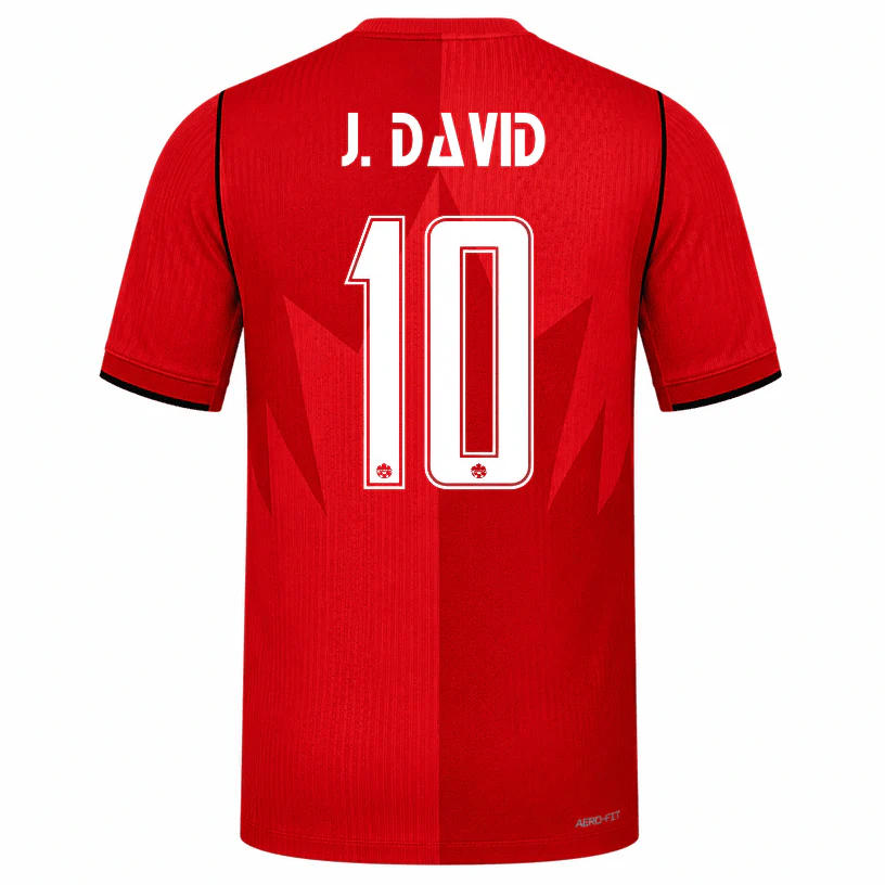 J. DAVID NO.10 Camiseta Primera Canadá 2026 – Versión Jugador J. DAVID NO.10 Camiseta Primera Canadá 2026 – Versión Jugador
