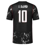 J. DAVID NO.10 Camiseta Segunda Canadá 2026 – Versión Jugador