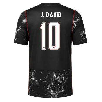 J. DAVID NO.10 Camiseta Segunda Canadá 2026 – Versión Jugador