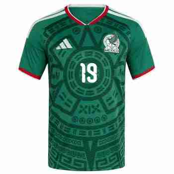 J. SANCHEZ NO.19 Camiseta Primera México 2026 – Versión Jugador_1