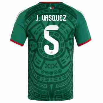 J. VASQUEZ NO.5 Camiseta Primera México 2026 – Versión Jugador