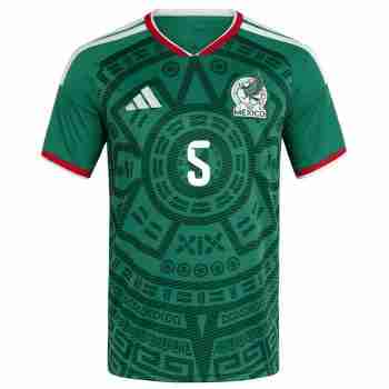 J. VASQUEZ NO.5 Camiseta Primera México 2026 – Versión Jugador_1