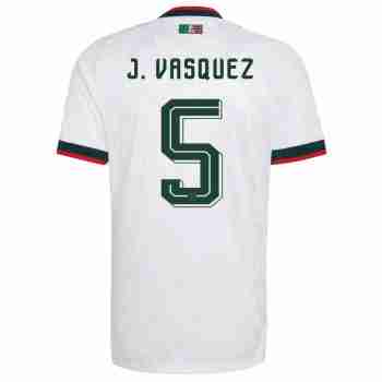 J. VASQUEZ NO.5 Camiseta Segunda México 2026 – Versión Jugador