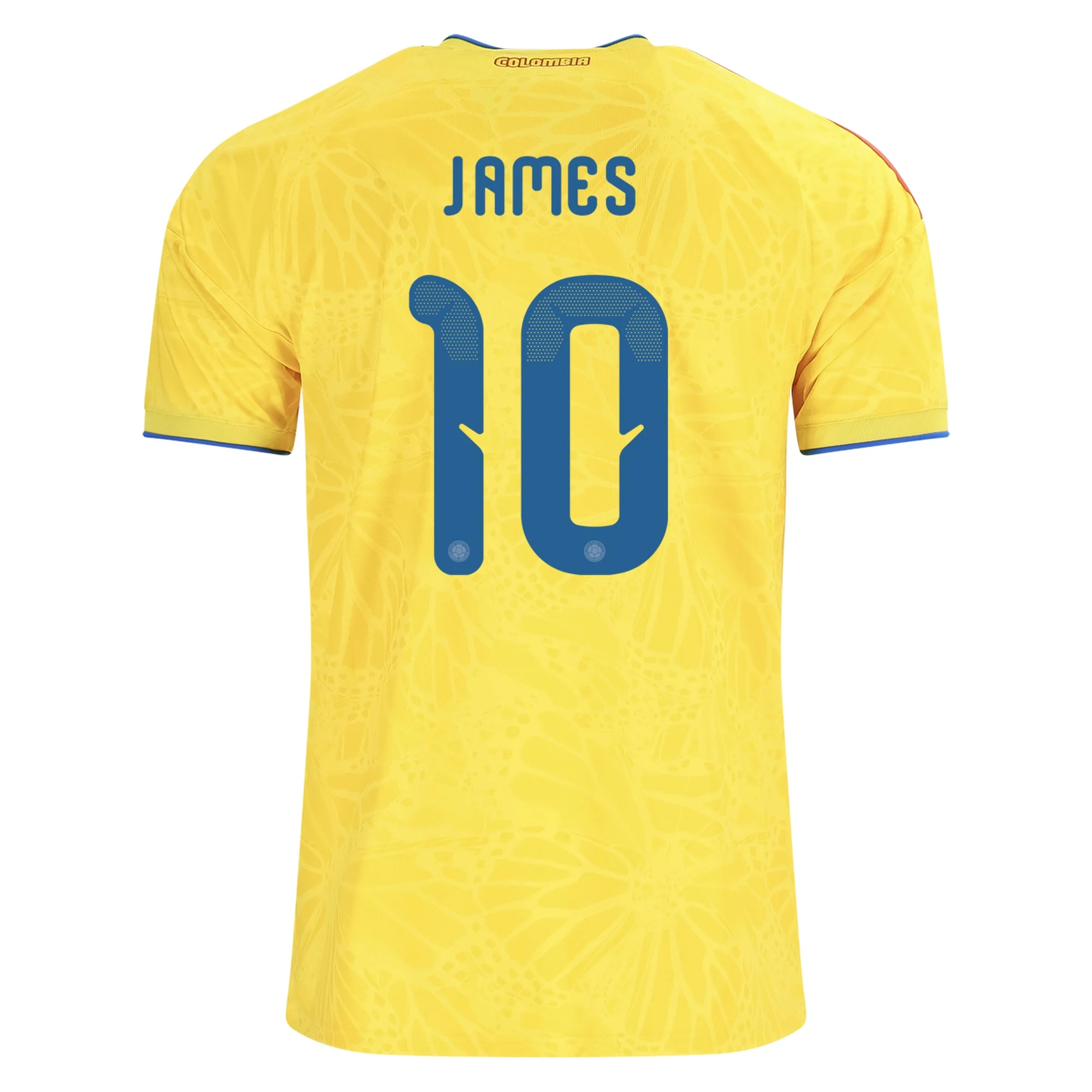 JAMES NO.10 Camiseta Primera Colombia 2026 – Versión Jugador JAMES NO.10 Camiseta Primera Colombia 2026 – Versión Jugador