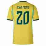 JOAO PEDRO NO.20 Camiseta Primera Brasil 2026 – Versión Jugador