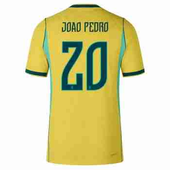 JOAO PEDRO NO.20 Camiseta Primera Brasil 2026 – Versión Jugador
