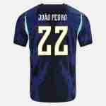 JOÃO PEDRO NO.22 Camiseta Segunda Brasil 2026 – Versión Jugador