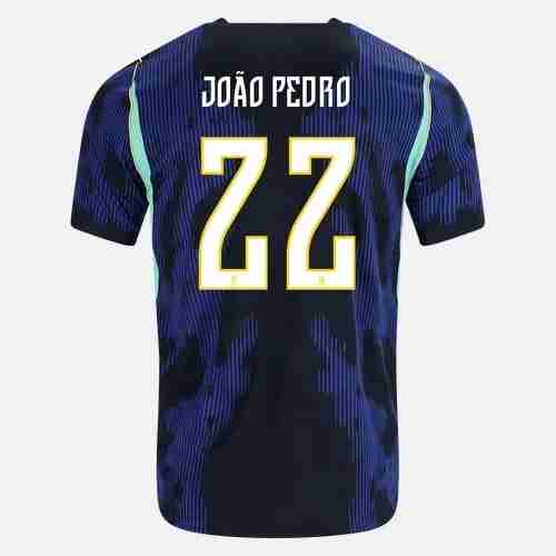 JOÃO PEDRO NO.22 Camiseta Segunda Brasil 2026 – Versión Jugador JOÃO PEDRO NO.22 Camiseta Segunda Brasil 2026 – Versión Jugador