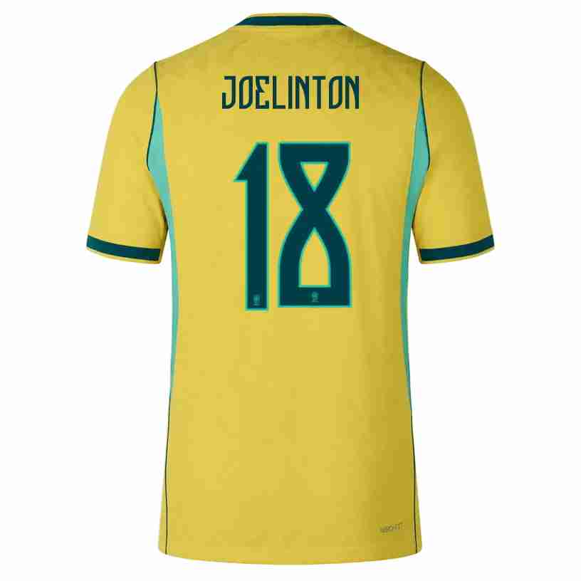 JOELINTON NO.18 Camiseta Primera Brasil 2026 – Versión Jugador JOELINTON NO.18 Camiseta Primera Brasil 2026 – Versión Jugador