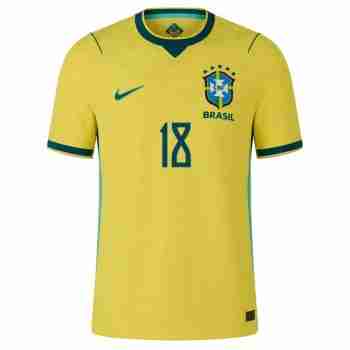 JOELINTON NO.18 Camiseta Primera Brasil 2026 – Versión Jugador_1