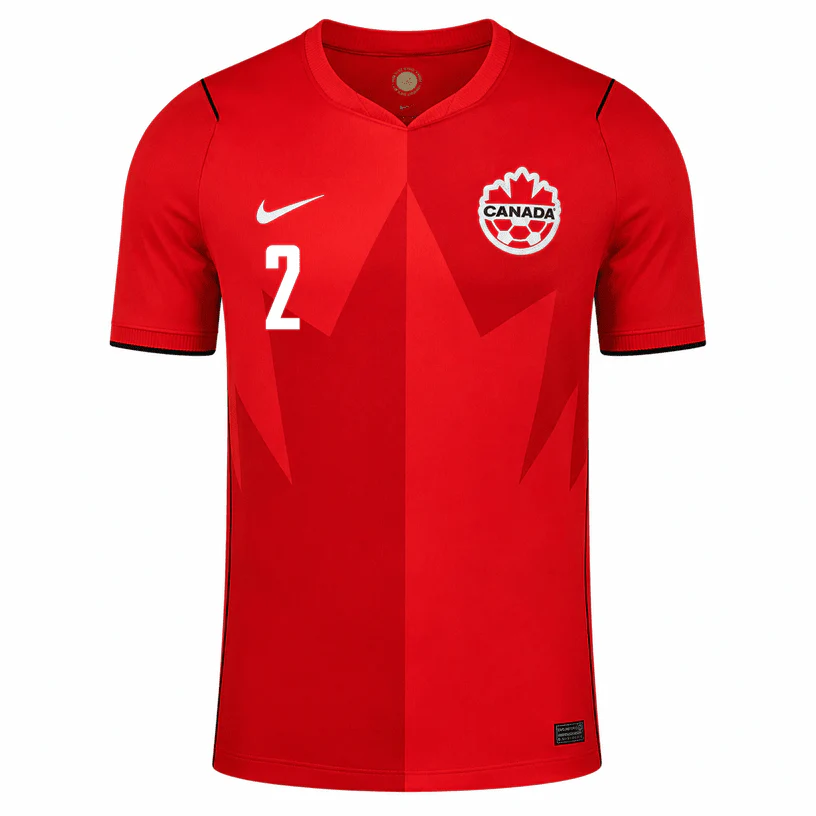 JOHNSTON NO.2 Camiseta Primera Canadá 2026 – Versión Jugador_1 JOHNSTON NO.2 Camiseta Primera Canadá 2026 – Versión Jugador_1