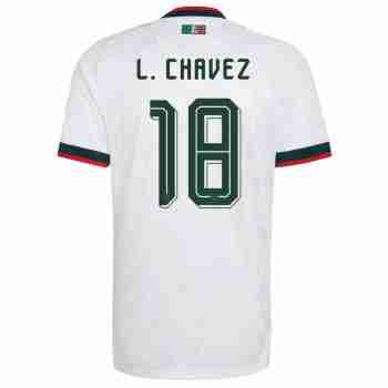 L. CHAVEZ NO.18 Camiseta Segunda México 2026 – Versión Jugador