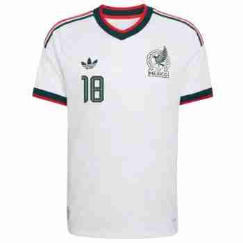 L. CHAVEZ NO.18 Camiseta Segunda México 2026 – Versión Jugador_1