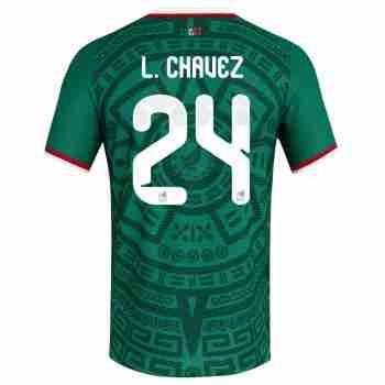 L. CHAVEZ NO.24 Camiseta Primera México 2026 – Versión Jugador