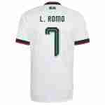 L. ROMO NO.7 Camiseta Segunda México 2026 – Versión Jugador