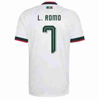 L. ROMO NO.7 Camiseta Segunda México 2026 – Versión Jugador