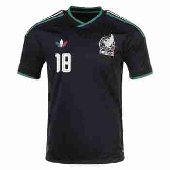 L.CHÁVEZ NO.18 Camiseta Tercera México 2026 – Versión Jugador_1