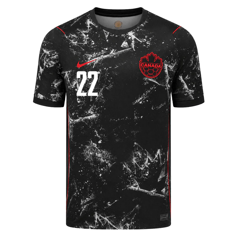 LARYEA NO.22 Camiseta Segunda Canadá 2026 – Versión Jugador_1 LARYEA NO.22 Camiseta Segunda Canadá 2026 – Versión Jugador_1
