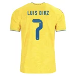 LUIS DIAZ NO.7 Camiseta Primera Colombia 2026 – Versión Jugador