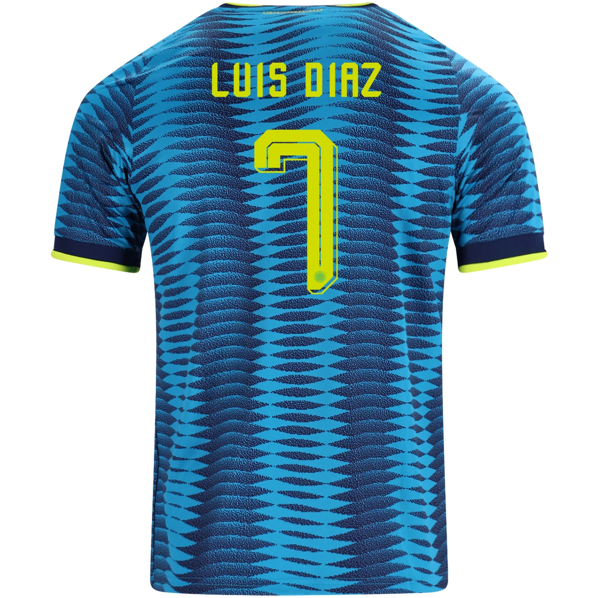 LUIS DIAZ NO.7 Camiseta Segunda Colombia 2026 – Versión Jugador LUIS DIAZ NO.7 Camiseta Segunda Colombia 2026 – Versión Jugador