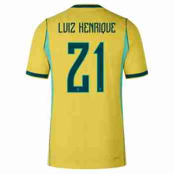 LUIZ HENRIQUE NO.21 Camiseta Primera Brasil 2026 – Versión Jugador